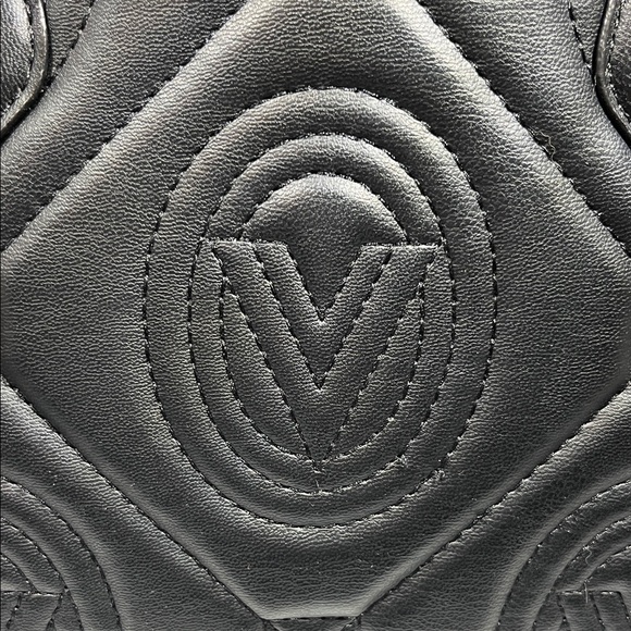 Valentino Orlandi Black Quilted Satchel - Picture 2 of 9